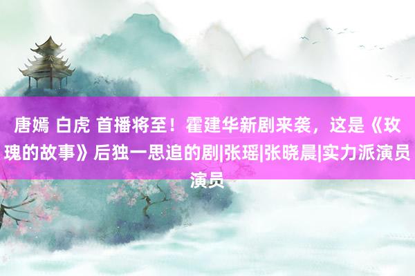 唐嫣 白虎 首播将至！霍建华新剧来袭，这是《玫瑰的故事》后独一思追的剧|张瑶|张晓晨|实力派演员